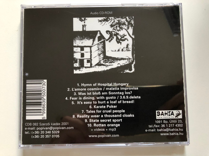 Pop Ivan - Hospital Hungary / Bahia Music Audio CD 2001 / CDB 082