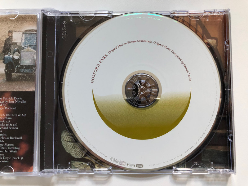 A Robert Altman Film - Gosford Park (Original Motion Picture Soundtrack) / Tea At Four. Dinner At Eight. Murder At Midnight. / Original Music composed by Patrick Doyle / Decca Audio CD 2002 / 470 387-2