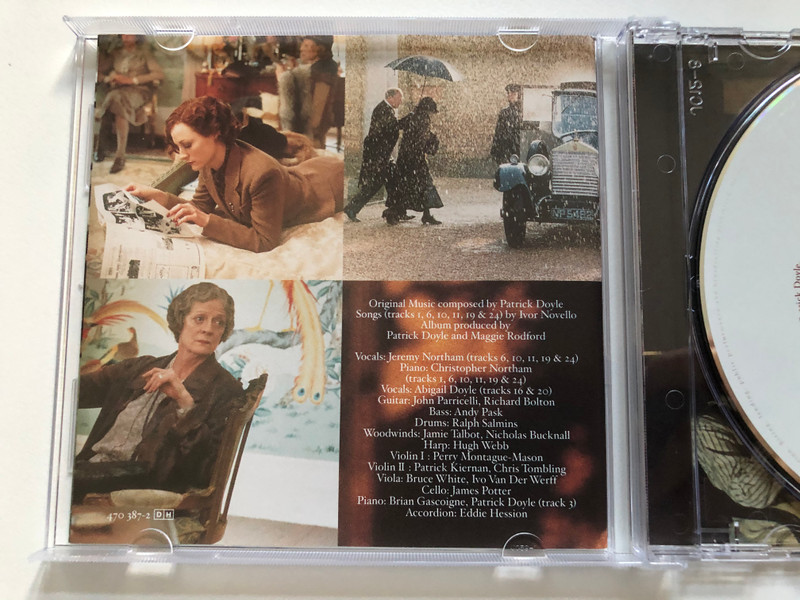 A Robert Altman Film - Gosford Park (Original Motion Picture Soundtrack) / Tea At Four. Dinner At Eight. Murder At Midnight. / Original Music composed by Patrick Doyle / Decca Audio CD 2002 / 470 387-2