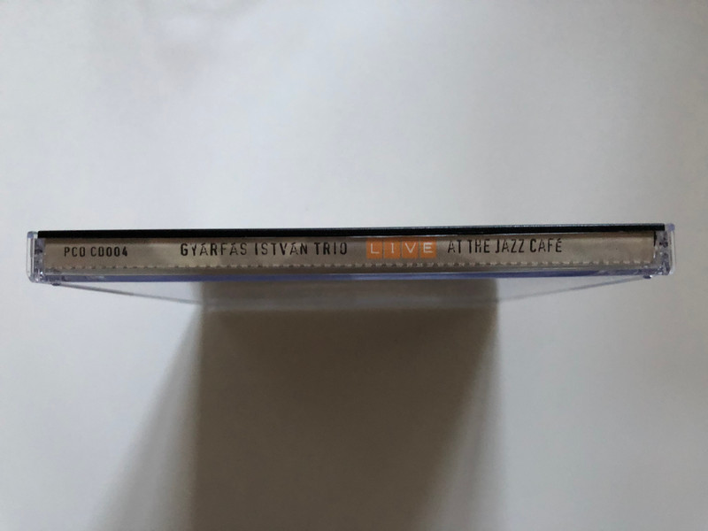 Gyárfás István Trio – Live At The Jazz Café / Featuring: István Regős, István Fekete, Gábor Winand, Viktor Hárs / Audio CD 1996 / PCD CD004