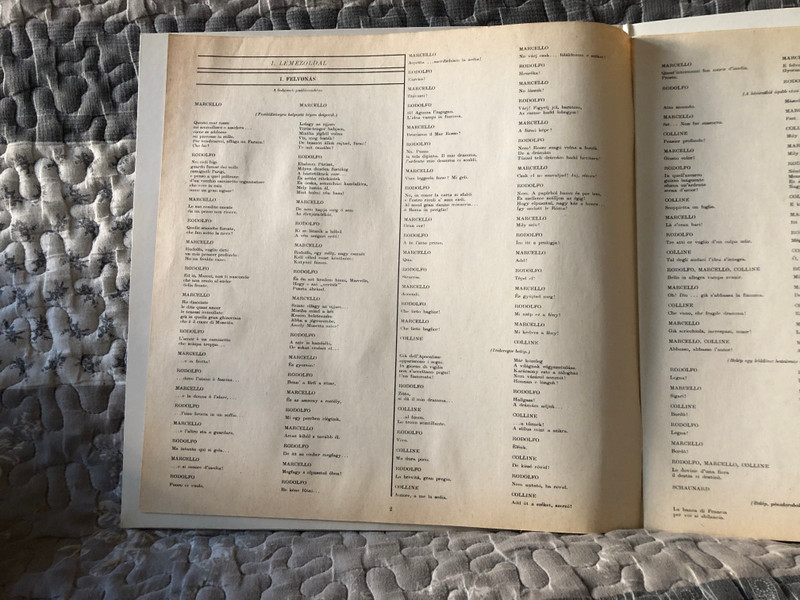 Puccini - Bohémélet / Callas, Di Stefano, Moffo, Panerai, Zaccaria / A Milanoi Scala Enek Es Zenekara, Antonino Votto / Hungaroton 2x LP Stereo / SLPXL 12835-36