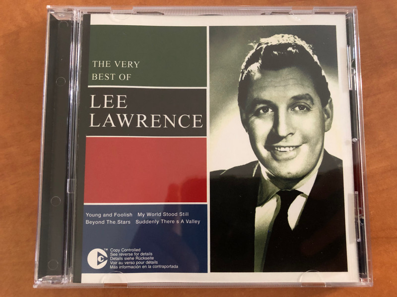 The Very Best Of Lee Lawrence / Young And Foolish, My World Stood Still, Beyond The Stars, Suddenly There's A Valley / EMI Gold Audio CD 2003 / 724358204124
