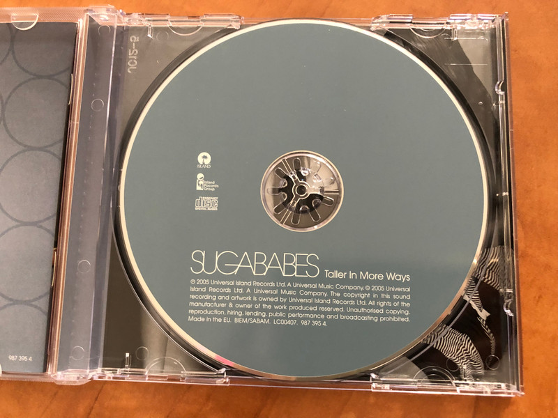 Sugababes – Taller In More Ways / Island Records Audio CD 2005 / 987 395 4