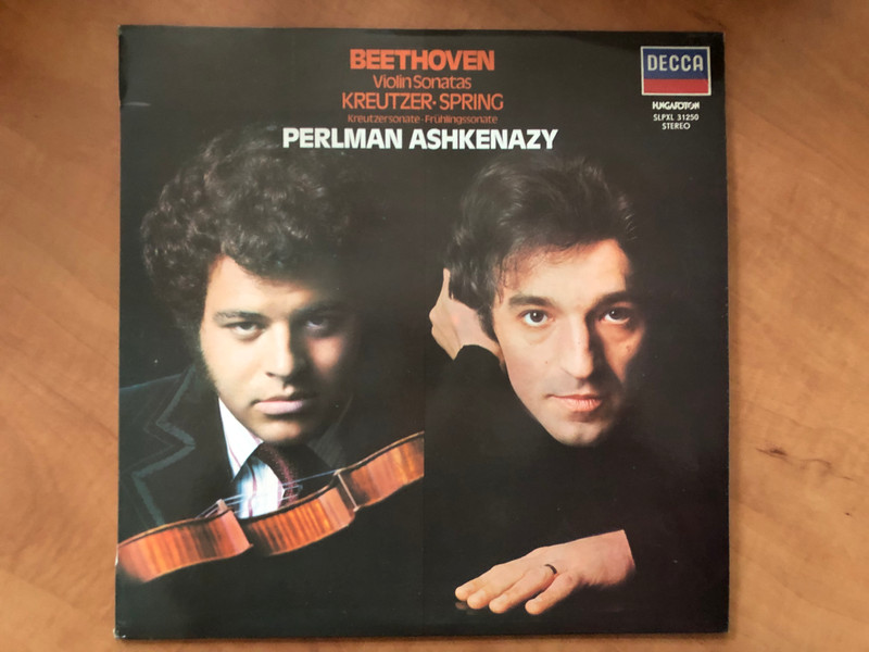 Beethoven - Violin Sonatas Kreutzer - Spring = Kreutzersonate - Frühlingssonate / Perlman, Ashkenazy / Hungaroton LP 1981 Stereo / SLPXL 31250