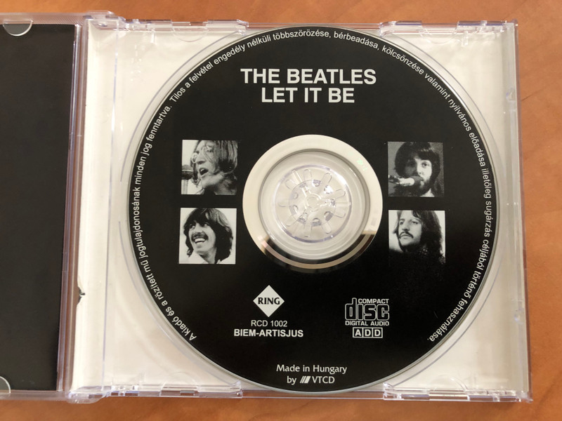 The Beatles - Let It Be / Ring Audio CD / RCD 1002