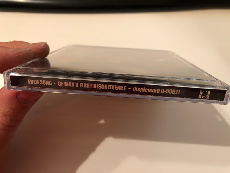 Evensong - Of Man's First Disobedience (Expulsion From The Divine Abode) / Displeased Records Audio CD 2000 / D-00071