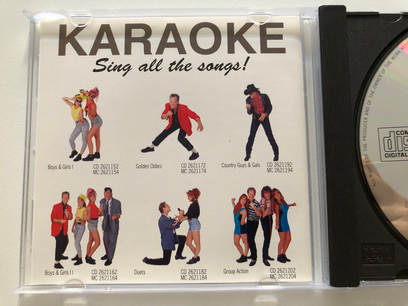 Karaoke - Sing the songs and be a star! - Country Guys & Gals / Point Productions Audio CD 1992 / 2621192