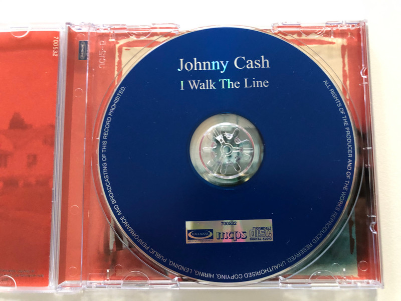 Johnny Cash – I Walk The Line / Hallmark Music & Entertainment Audio CD 2005 / 700532