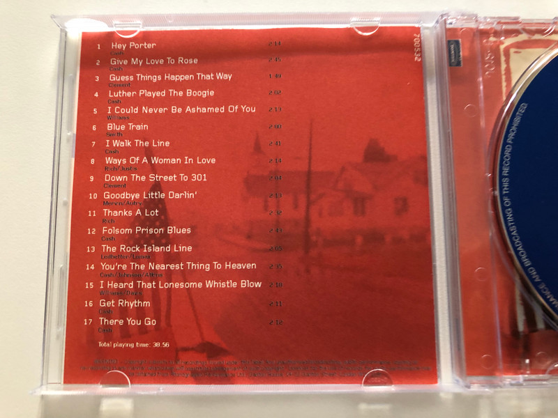 Johnny Cash – I Walk The Line / Hallmark Music & Entertainment Audio CD 2005 / 700532