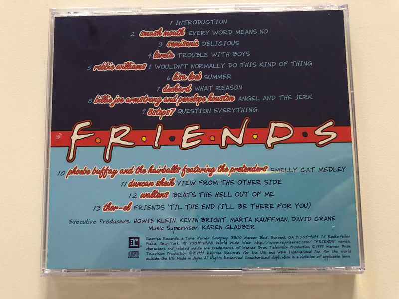 Friends Again / Warner Bros. Records Audio CD Stereo/ WPCR-28616