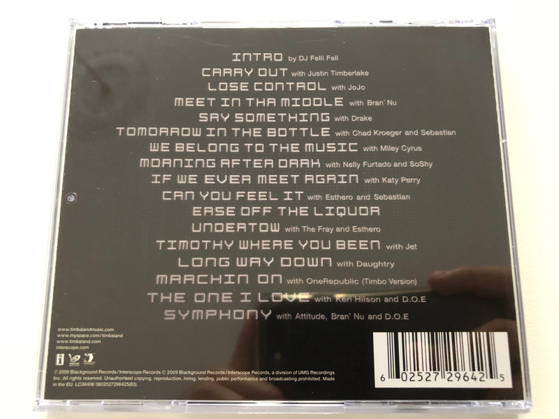 Timbaland Presents - Shock Value II / Made In Hungary / Blackground Records Audio CD 2009 / 0602527296425(86)