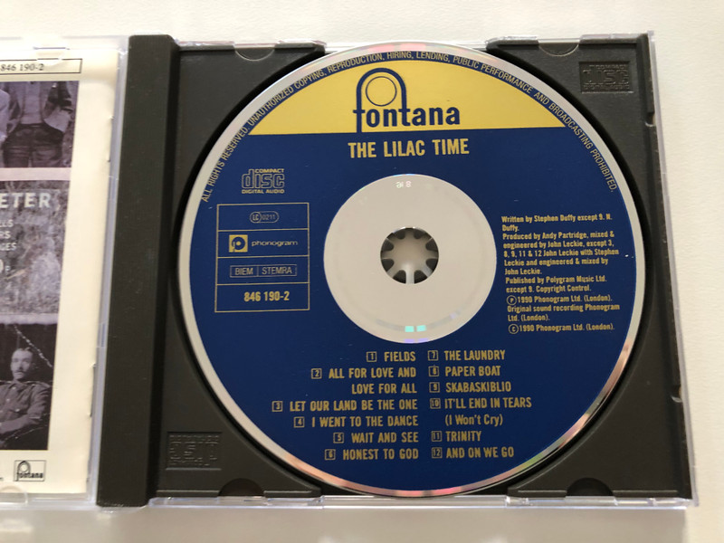 The Lilac Time – & Love For All / Fontana Audio CD 1990 / 846 190-2