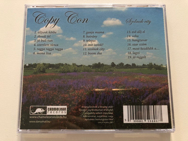 Copy Con – Szolnok City / Chameleon Records Audio CD 2005 / CRC-101
