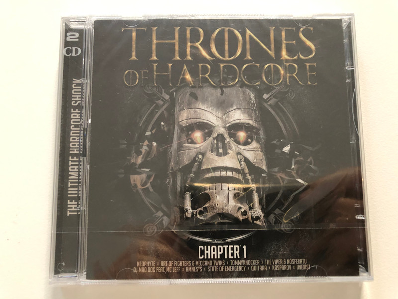 Thrones Of Hardcore - Chapter 1 / Neophyte, Art Of Fighters & Meccano Twins, Tommyknocker, The Viper & Nosferatu, DJ Mad Dog Feat. Mc Jeff, Amnesys, State Of Emergency, Quitara, Kasparov / Globe 2x Audio CD 2015 / 898071-2