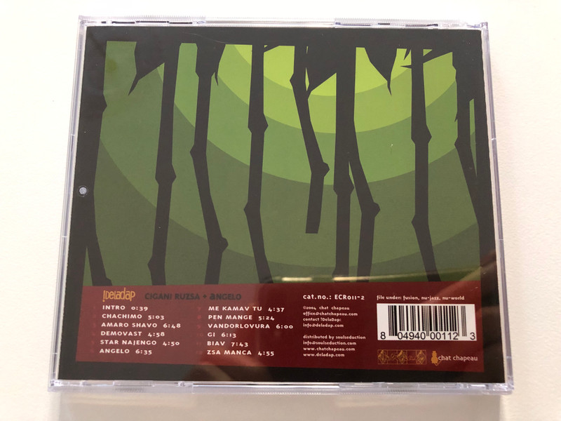 !Deladap – Cigani Ruzsa + Angelo / Ecco.Chamber Audio CD 2004 / ECR011-2