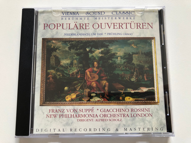 Vienna Sound Classic (Berühmte Meisterwerke) - Populare Ouverturen - Niederlandisch, UM 1600, Fruhling (Amor) / Franz Von Suppe, Giacchino Rossini, New Philahrmonia Orchestra London, Dirigent: Alfred Scholz / Trend Audio CD Stereo / CD 155.039