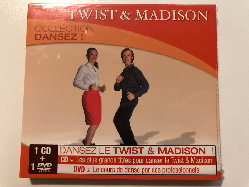 Twist & Madison - Collection Dansez! / Dansez Le Twist & Madison, CD: Les plus grands titres pour danser le Twist & Madison, DVD: Le cours de danse par des professionnels / Warm-Up Audio CD + DVD CD 2008 / 3130512