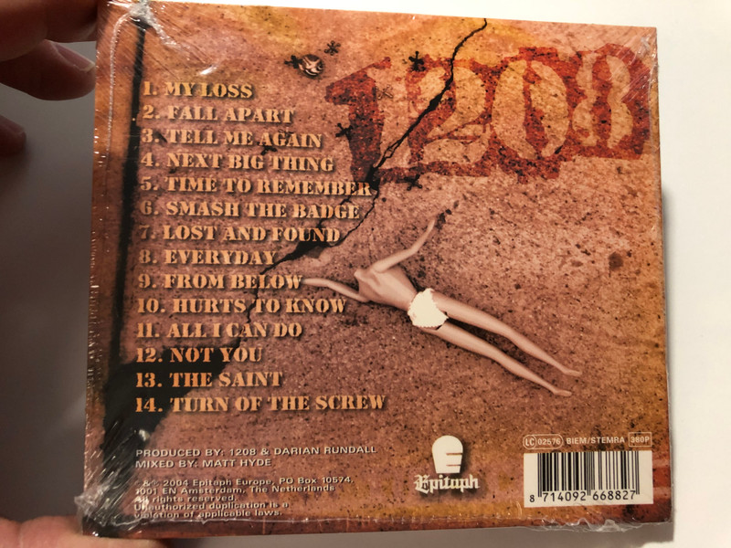 1208 – Turn Of The Screw / Epitaph Audio CD 2004 / 6688-2