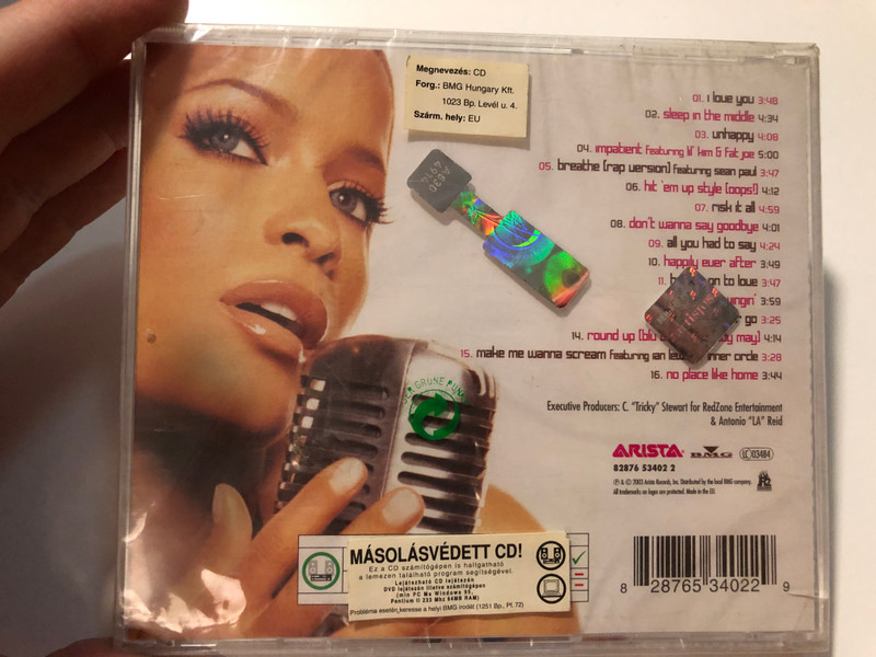 Blu Cantrell – Bittersweet / Arista Audio CD 2003 / 82876 53402 2