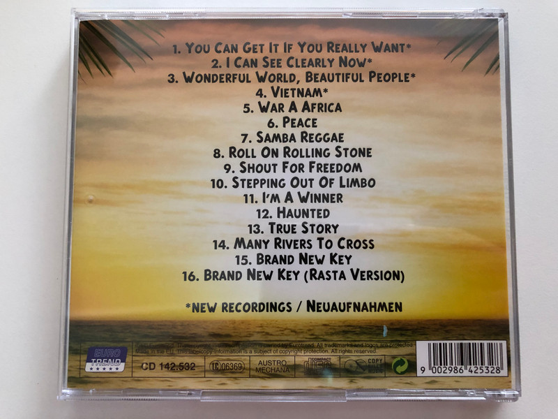 Greatest Hits - Jimmy Cliff / You Can Get If You Really Want, Vietman, Wonderful World, Beautiful People, Peace, Samba Reggae / Eurotrend Audio CD / CD 142.532