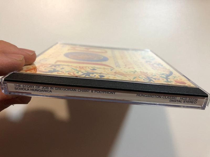 The Story of Job - in Gregorian Chant and Polyphony - Schola Hungarica / Laszlo Dobszay, Janka Szendrei / Hungaroton Classic Audio CD 2003 Stereo / HCD 32239