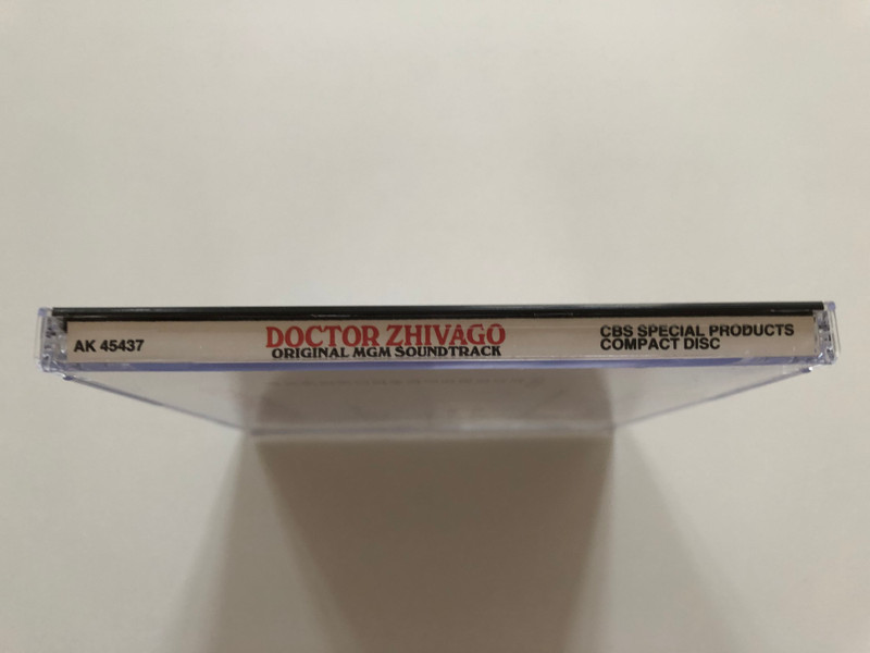 Doctor Zhivago (Original MGM Soundtrack) - Music composed and conducted by Maurice Jarre / Starring: Omar Sharif, Julie Christie, Alec Guinness / CBS Special Products Audio CD 1990 / AK 45437