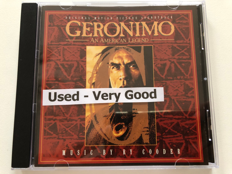 Geronimo (Original Motion Picture Soundtrack) - An American Legend / Music by Ry Cooder / Columbia Audio CD 1993 / 475645 2