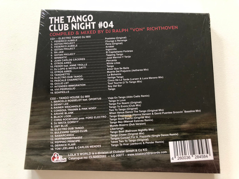 Lola's World Presents The Tango Club Night #04 / Lola's World 2x Audio CD / 4260036284584