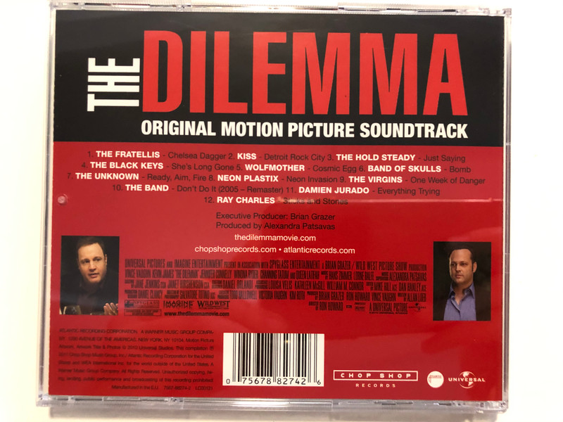 The Dilemma (Original Motion Picture Soundtrack) / Chop Shop Records Audio CD 2011 / 7567-88274-2