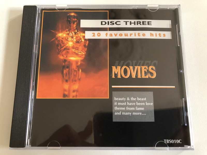 20 favourite Hits - Movies - Disc Three - Beauty & The Beast, It Must Have Been Love, Theme From Fame, and many more... / Tring International Audio CD / TBS010C
