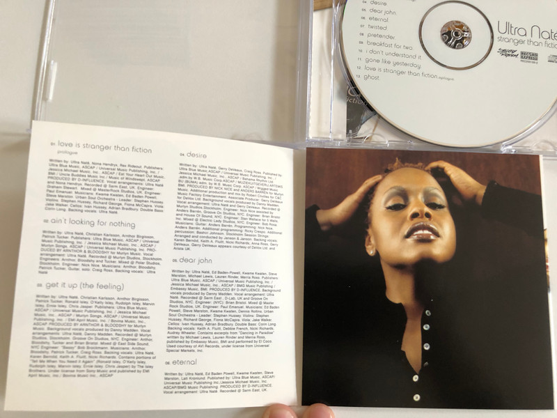 Ultra Naté – Stranger Than Fiction / Record Express Audio CD 2001 / REC 255169-2
