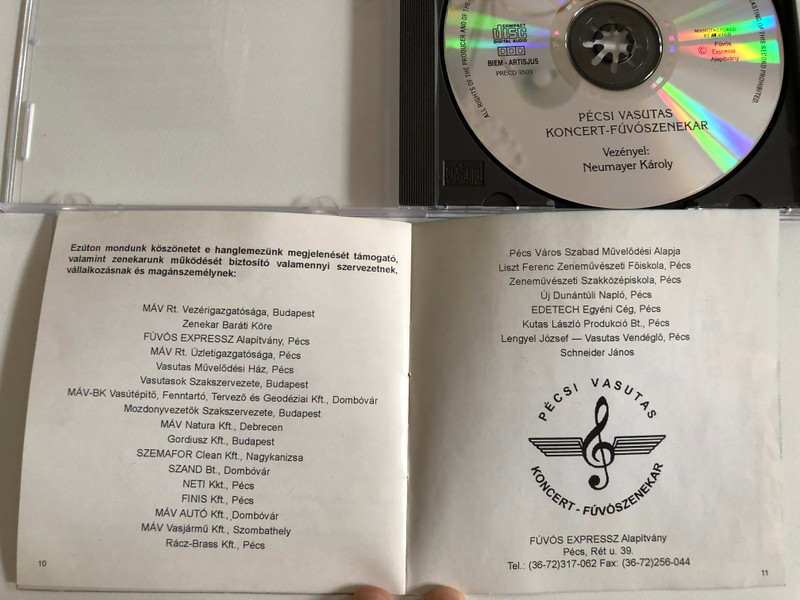 Fúvós Expressz / Fúvós Expressz Alapítvány Audio CD 1995 / PRECD 9503
