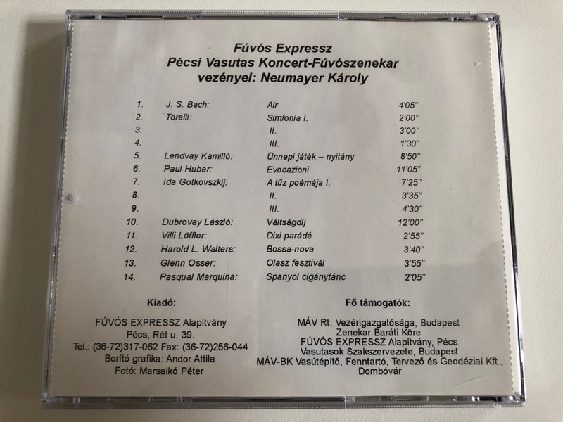 Fúvós Expressz / Fúvós Expressz Alapítvány Audio CD 1995 / PRECD 9503