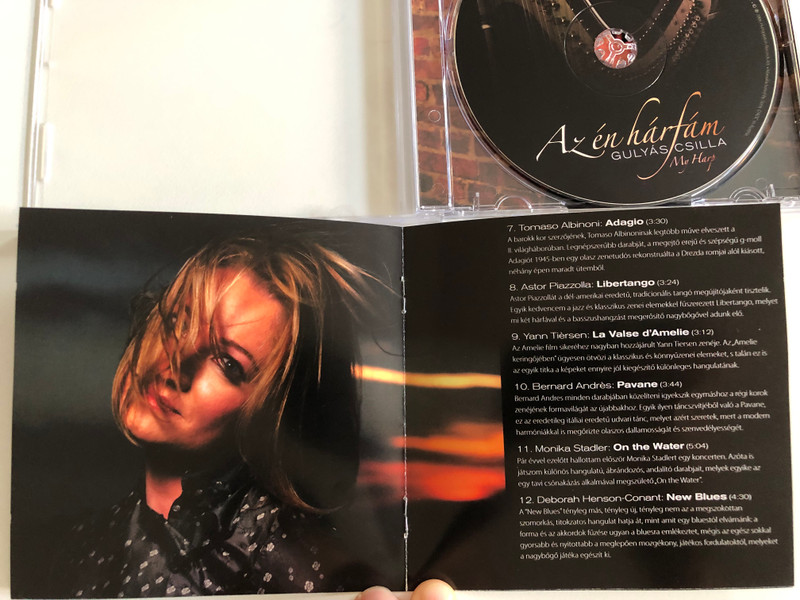 Gulyas Csilla - Az en harfam = My Harp / Hungaroton Classic Audio CD 2006 / HCD 16884