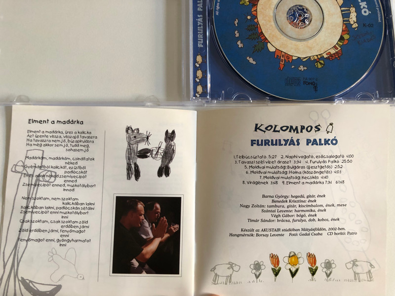 Furulyás Palkó - Kolompos (Mesék – Játékok – ünnepek – Mulatságok) / Fonó Records Audio CD 2002 / FA-907-2