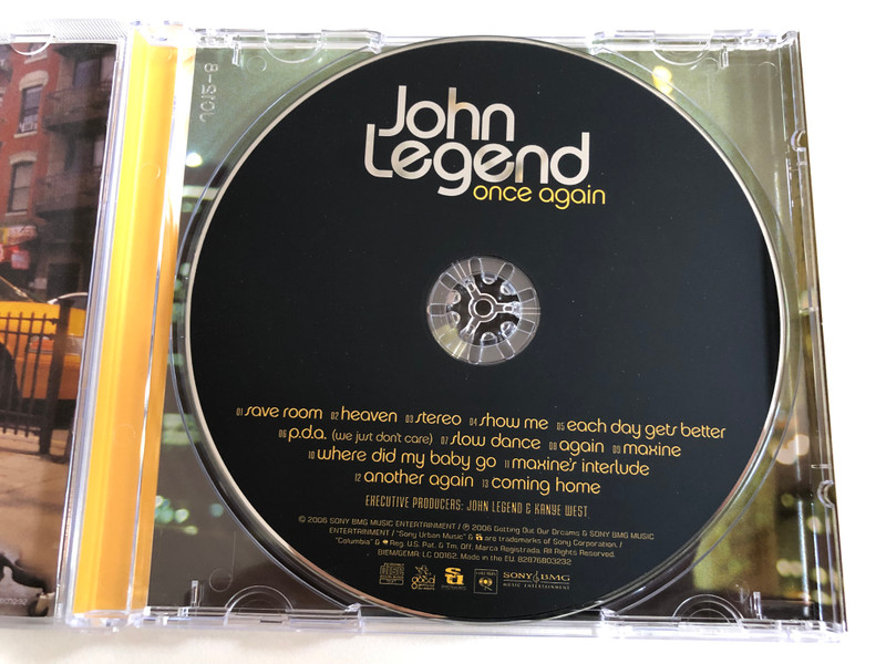John Legend – Once Again / G.O.O.D. MUSIC Audio CD 2006 / 82876803232