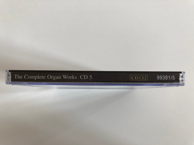 Organ Works Vol. = Orgelwerke / Praeludium BWV 568, Praeludium & Fuga BWV 545, Piece d'Orgue BWV 572, Concerto BWV 597, Toccata & Fuga BWV 540 / Bach Edition - CD 5 / Brilliant Classics Audio CD / 99381/5