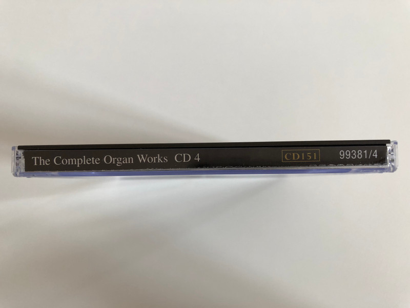 Organ Works = Orgelwerke / Toccata & Fuga BWV 565, Concerto BWV 594, Preludim & Fuga BWV 548, ''Allein Gott in der Hoh' sei Ehr'' BWV 711-715, 717 / Bach Edition - CD 4 / Brilliant Classics Audio CD / 99381/4