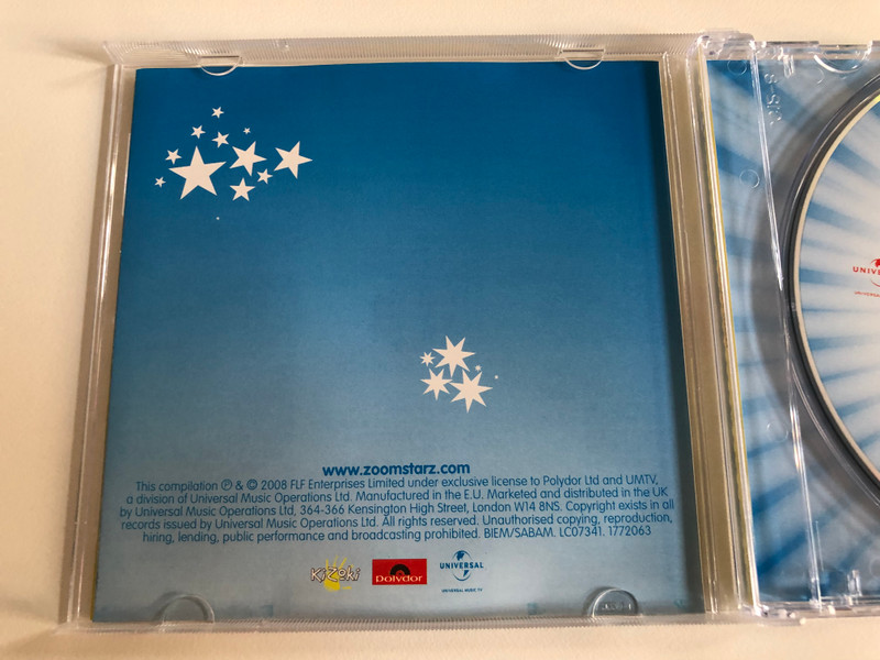 Zoomstarz / Sing Along To Your Favourite Songs - Call The Shots, Grace Kelly, Wow, Shine, And Lots More / This CD also plays Karaoke on your computer / Polydor Audio CD 2008 / 1772063