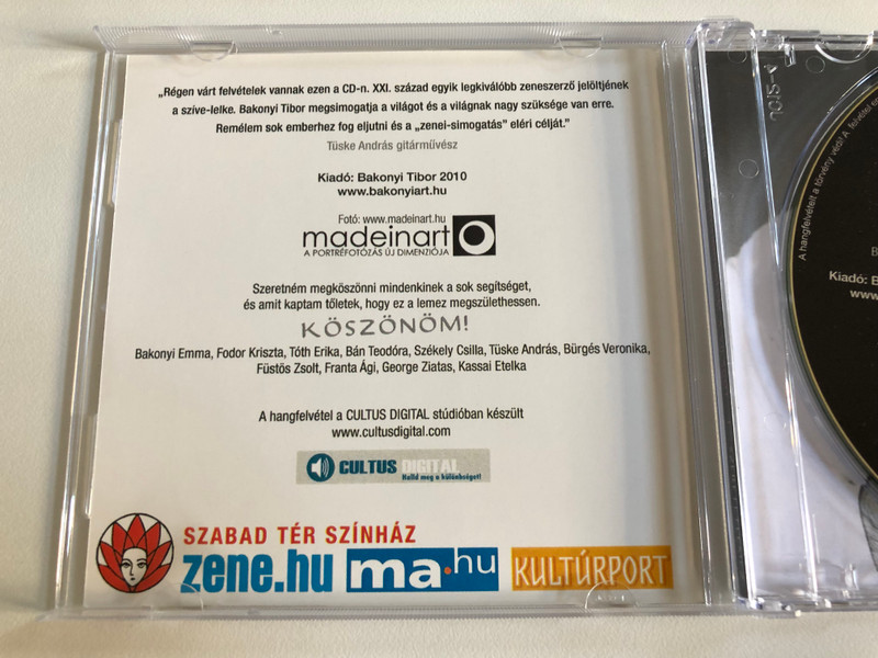 Bakonyi Tibor - Megsimogatom A Vilagot - Szeretetlemez / Audio CD 2010