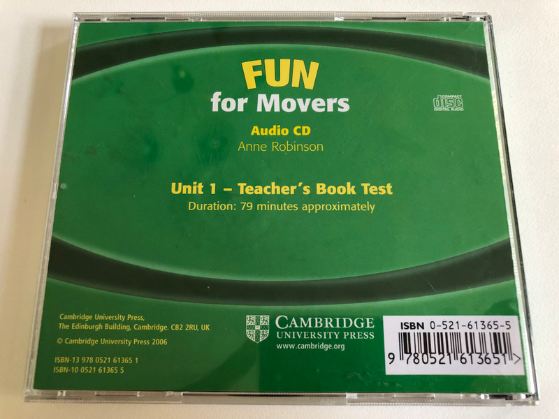 Fun for Movers / Audio CD / Author: Anne Robinson / Publisher: Cambridge University Press (9780521613651)