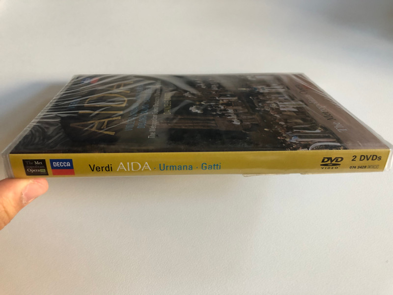 Verdi: Aida / 2 DVD / Actors: Violeta Urmana, Roberto Scandiuzzi / The Metropolitan Opera / Sung in Italian / Made in the EU (0044007434284)