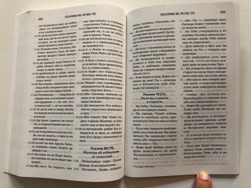 Russian New Testament and Psalms / Новый Завет и Псалмы / GBV 111 2000 / Gute Botschaft Verlag 2020 (9783961625406)