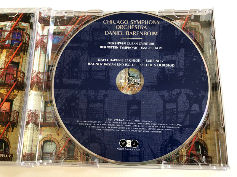 Chicago Symphony Orchestra - Daniel Barenboim / Gershwin Cuban Overture, Bernstein Symphonic Dances From West Side Story / Warner Classics & Jazz Audio CD 2009/ 2564 69816-5