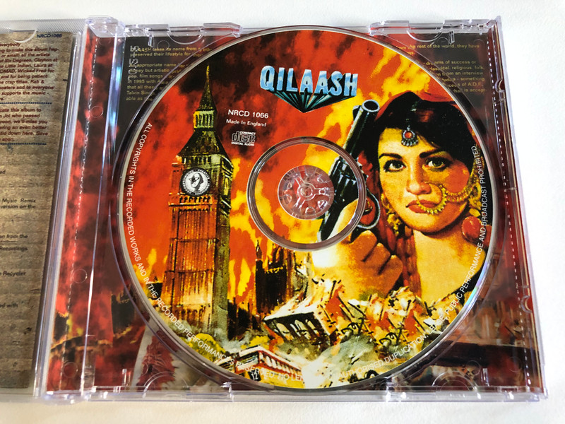 Qilaash - How The West Was One - A Collection of 12 Cuts From The Asian Overground / Starring: Asian Dub Foundation, Earthtribe, Fun Da Mental, Indian Ropeman, Joi, State of Bengal, Talvin Singh / Nation Records Audio CD 2000 / NRCD1066