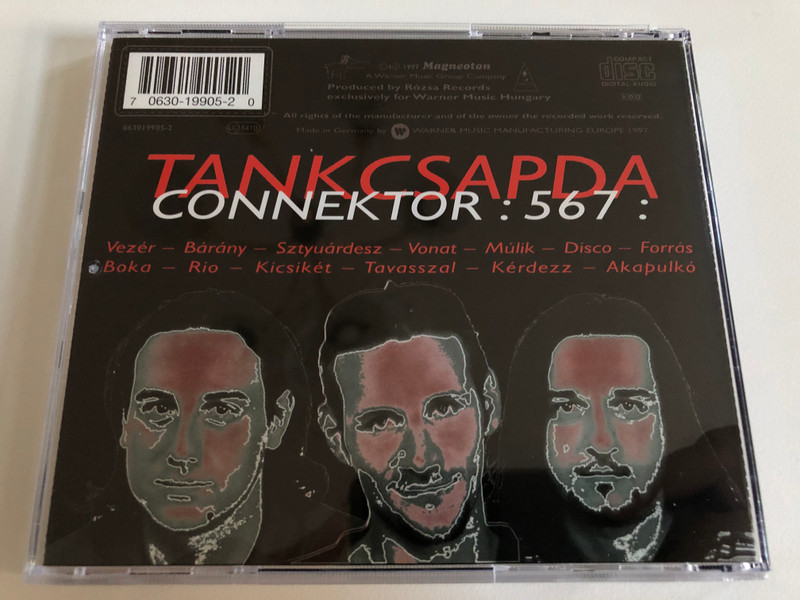 Tankcsapda – Connektor :567: / Magneoton Audio CD 1997 / 063019905-2