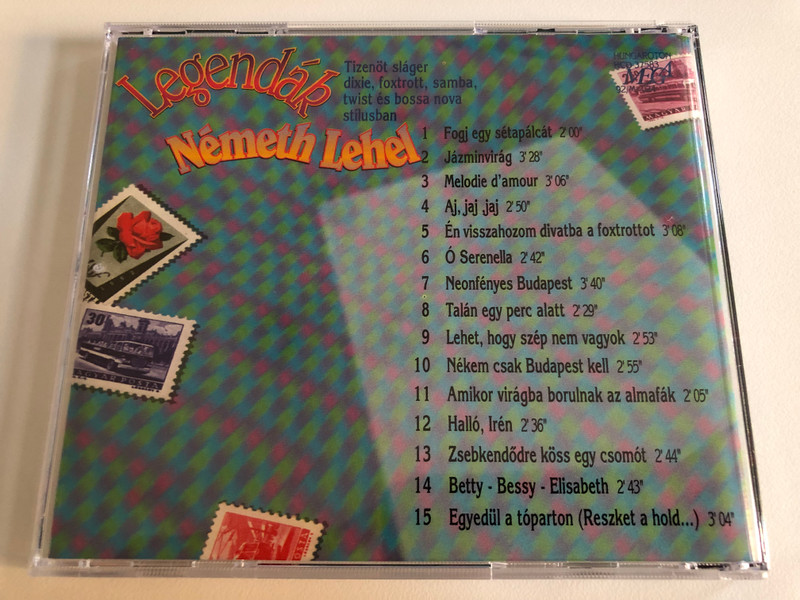 Legendák - Németh Lehel / Fogj Egy Sétapálcát, Jázminvirág, Ó Serenella, Talán Egy Perc Alatt, Lehet, Hogy Szép Nem Vagyok, Egyedül A Tóparton (Reszket A Hold...) / Hungaroton Audio CD / HCD 37583