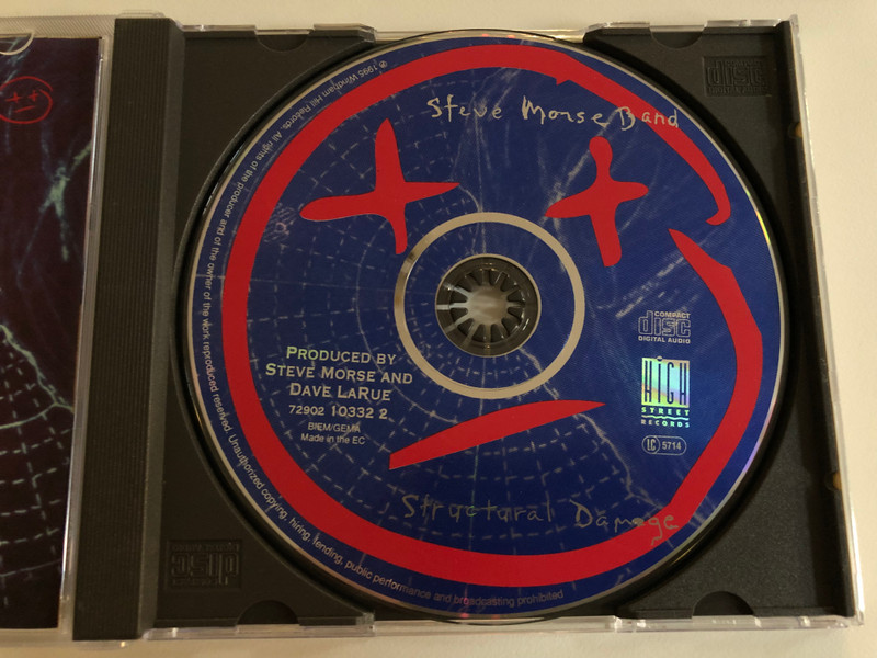 Steve Morse Band – Structural Damage / High Street Records Audio CD 1995 / 72902 10332 2