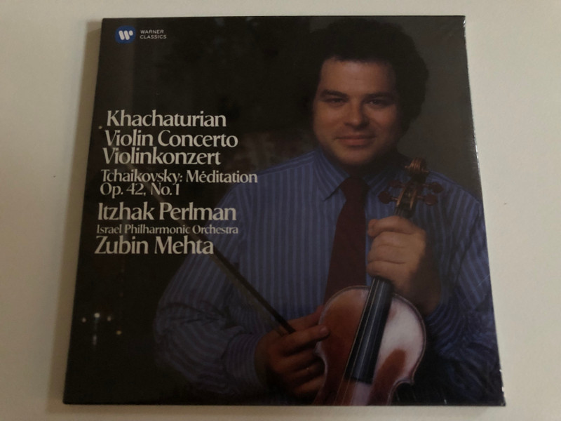 Kachaturian Violin Concerto = Violinkonzert - Tchaikovsky: Meditation Op. 42, No. 1 / Itzhak Perlman, Israel Philharmonic Orchestra, Zubin Mehta / Warner Classics Audio CD 2015 / Warner Classics Audio CD 2015 / 0825646129959