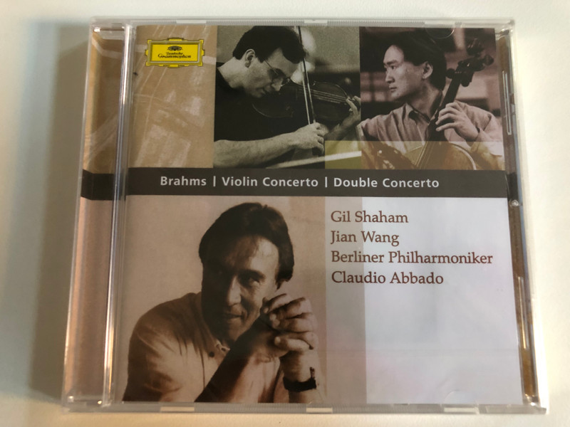 Violin Concerto in D / Double Concerto / Brahms, Gil Shaham, Jian Wang, Berliner Philharmoniker, Claudio Abbado / 2 CDs / Made in the EU (0028946952924)